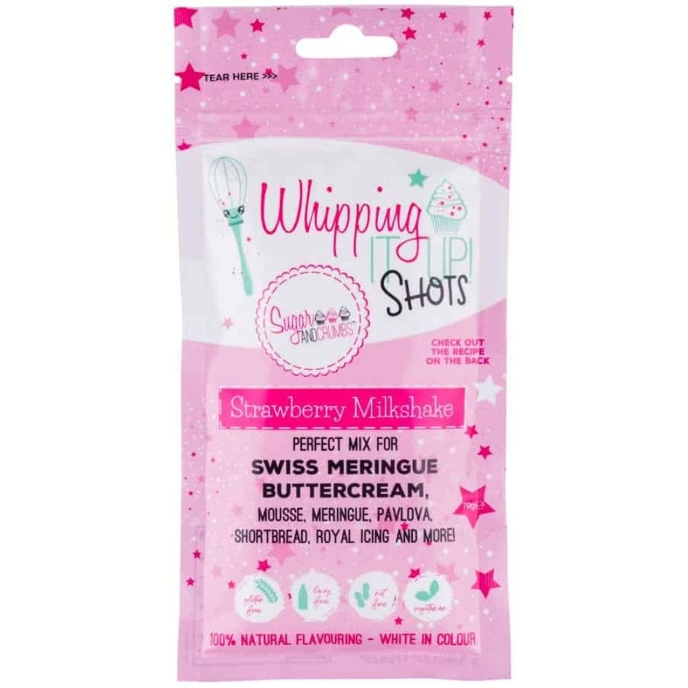 Strawberry Milkshake Whipping It Up! Swiss Meringue Buttercream Flavour Shot 70g