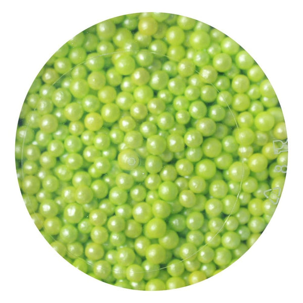 4mm Shimmer Zesty Sugar Pearls 80g
