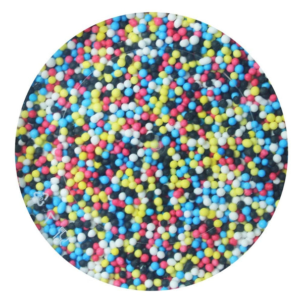 2mm Shimmer Pixel Mix Non-Pareil Sugar Pearls 100g