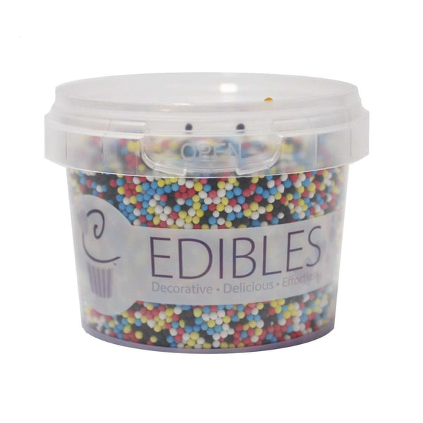 2mm Shimmer Pixel Mix Non-Pareil Sugar Pearls 100g