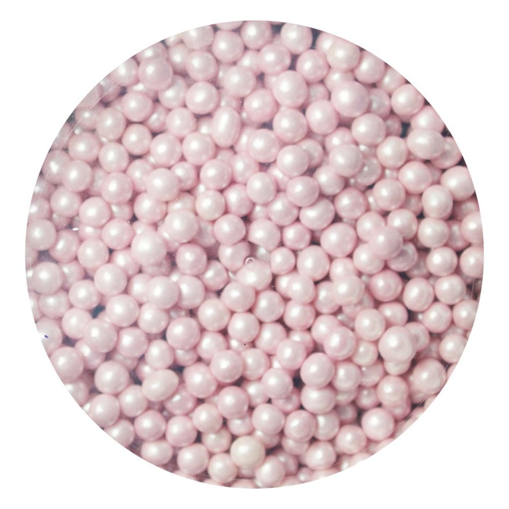 4mm Shimmer Fairy Pink Pearls (V) 80g