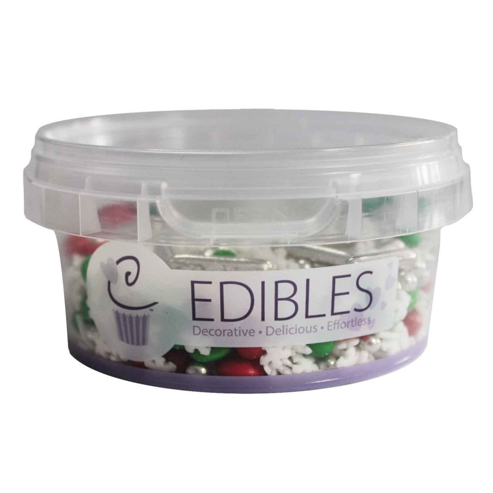 Red, White & Green Christmas Elf Sprinkle Mix 80g