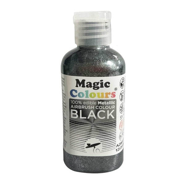 Metallic Airbrush Colours - 55ml - Choose A Colour - Black