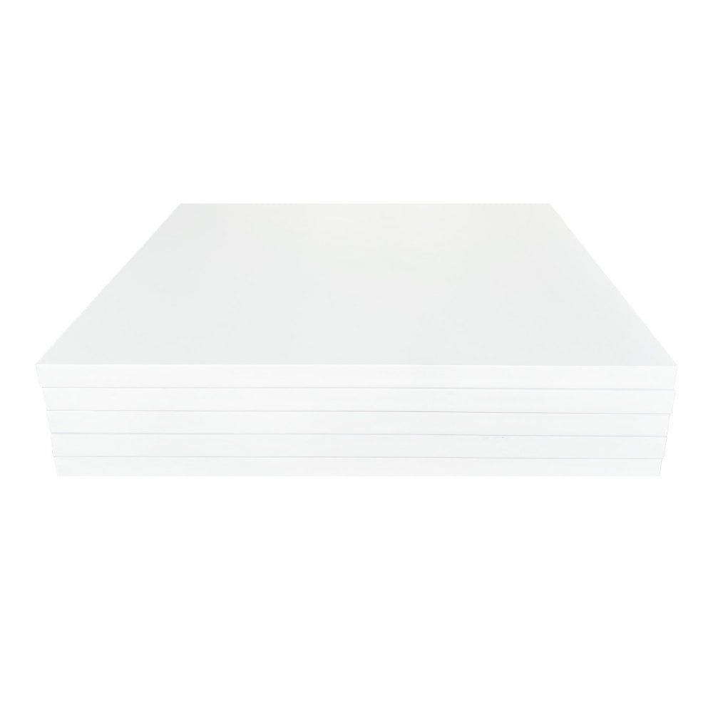 12mm Matt White Square Masonite Board
