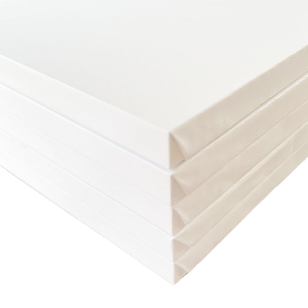 12mm Matt White Square Masonite Board