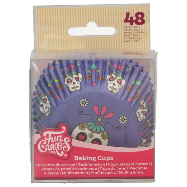 Day Of The Dead Baking Cases x 48