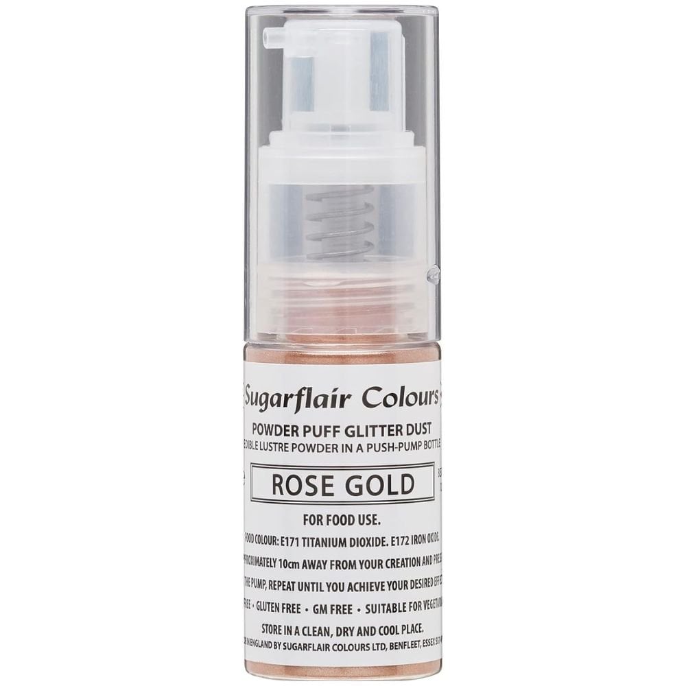 Glitter Dust Non-Aerosol Pump Spray - Rose Gold