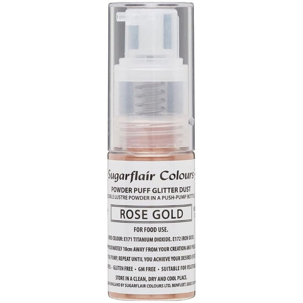 Glitter Dust Non-Aerosol Pump Spray - Rose Gold