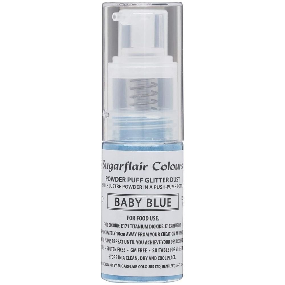 Glitter Dust Non-Aerosol Pump Spray - Baby Blue