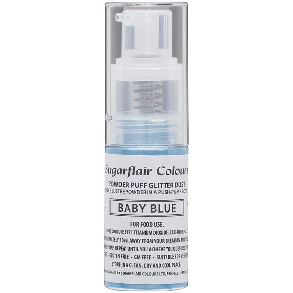 Glitter Dust Non-Aerosol Pump Spray - Baby Blue