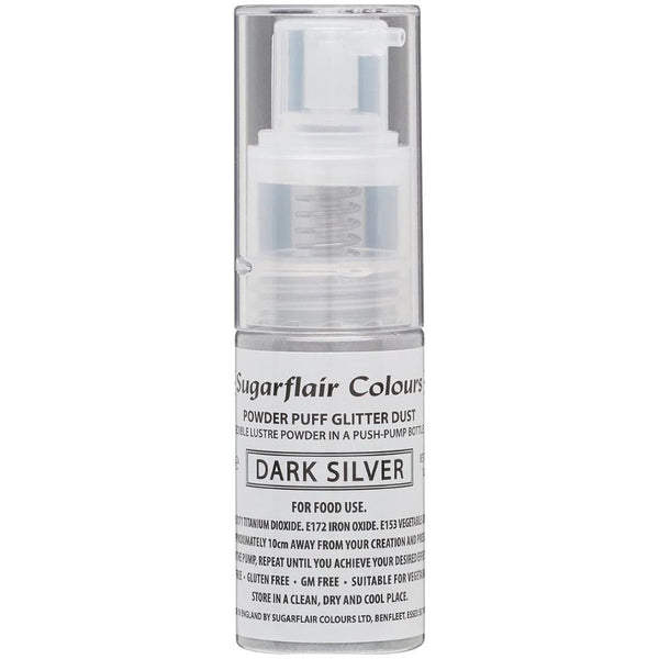 Glitter Dust Non-Aerosol Pump Spray - Dark Silver