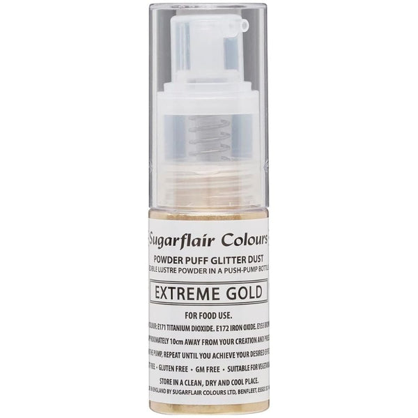 Glitter Dust Non-Aerosol Pump Spray - Extreme Gold
