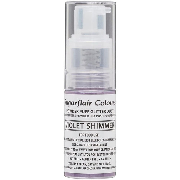Glitter Dust Non-Aerosol Pump Spray - Violet Shimmer