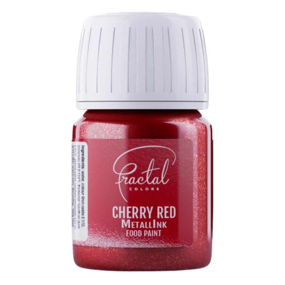 MetallInk Food Paint 30ml - Cherry Red