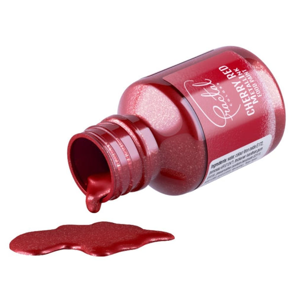 MetallInk Food Paint 30ml - Cherry Red