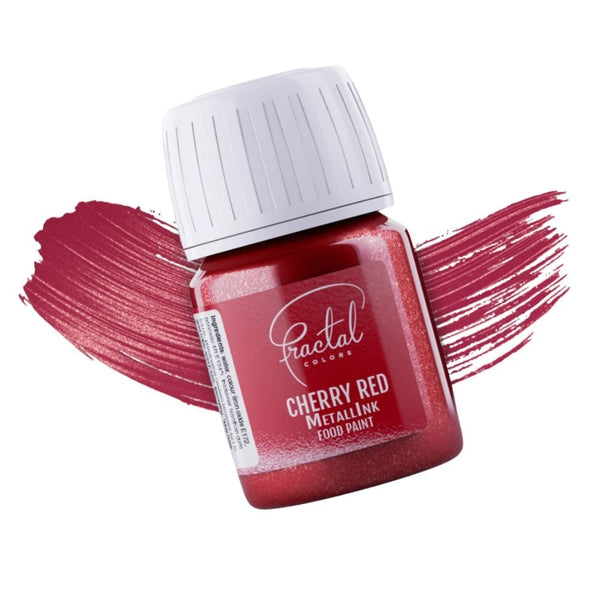 MetallInk Food Paint 30ml - Cherry Red
