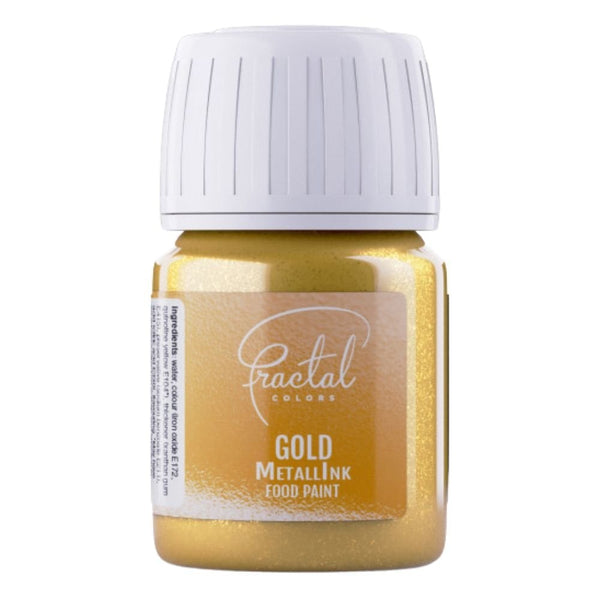MetallInk Food Paint 30ml - Gold