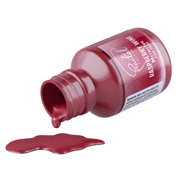 MetallInk Food Paint 30ml - Raspberry Wine