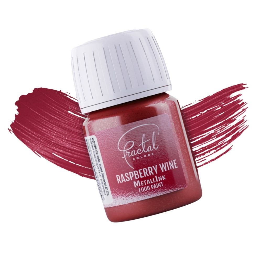 MetallInk Food Paint 30ml - Raspberry Wine