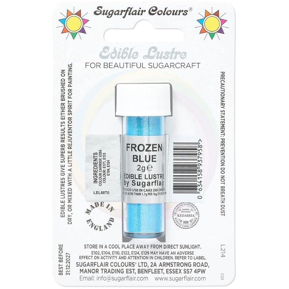 Frozen Blue Edible Lustre 2g