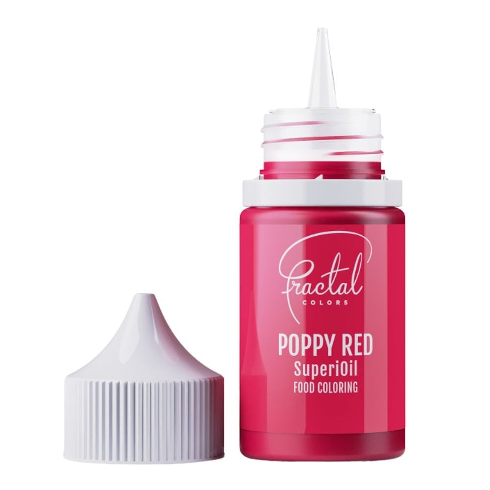 Poppy Red - SuperiOil Oil Based Food Colouring 30ml