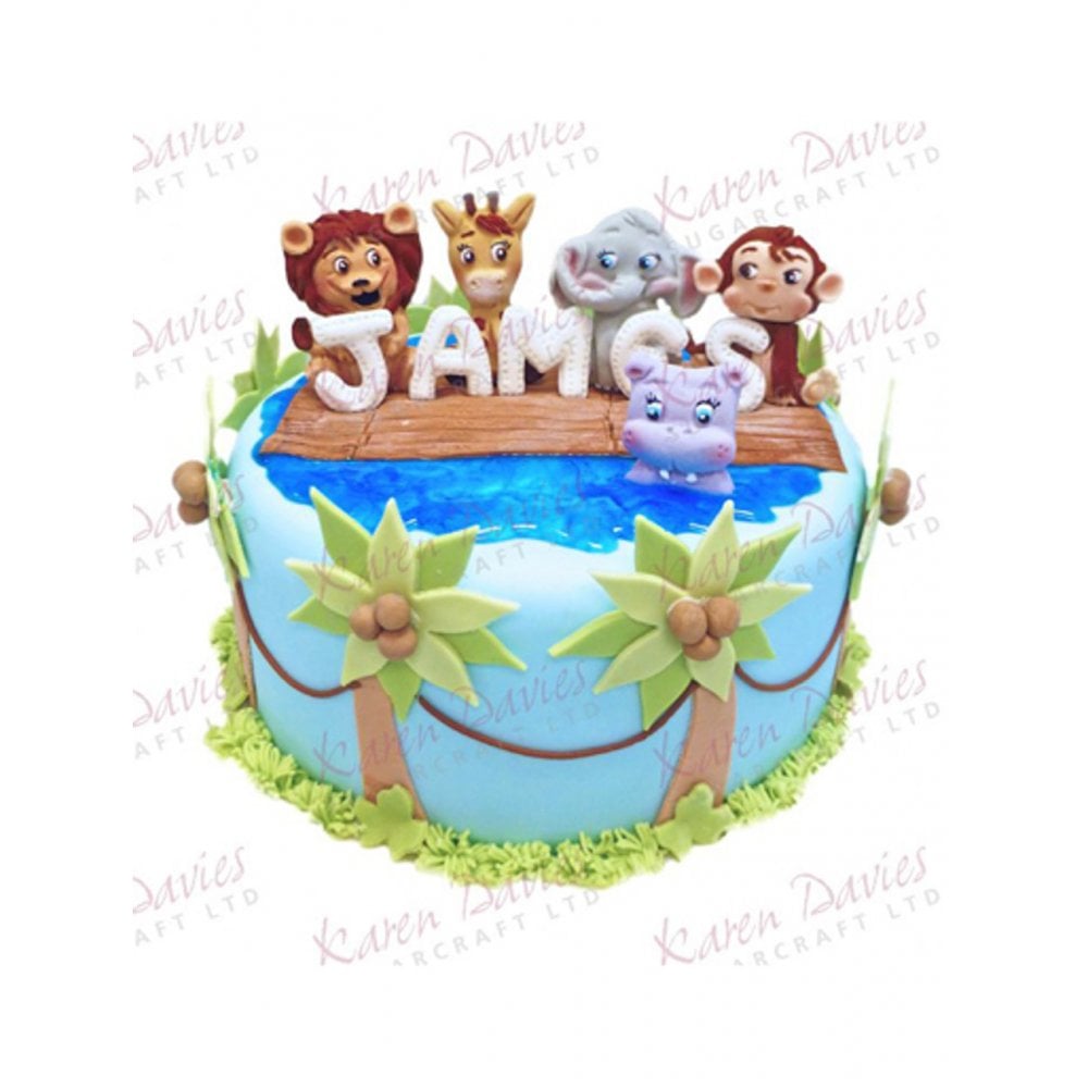 Jungle Animals Silicone Mould