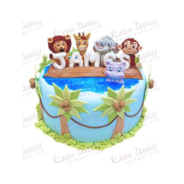 Jungle Animals Silicone Mould