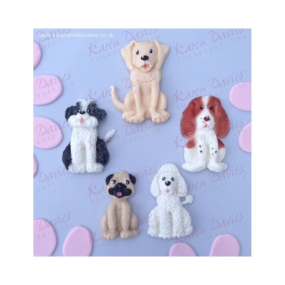 Dogs Silicone Mould By Alice