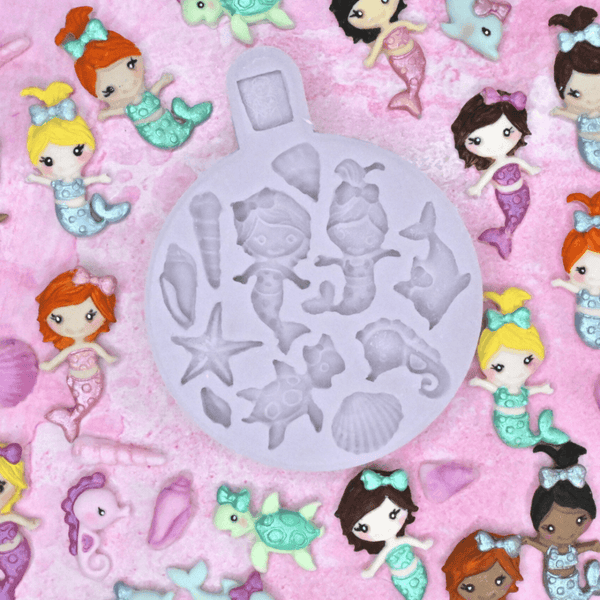 Miniature Mermaid Silicone Mould