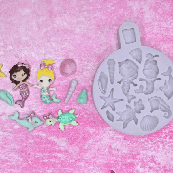 Miniature Mermaid Silicone Mould