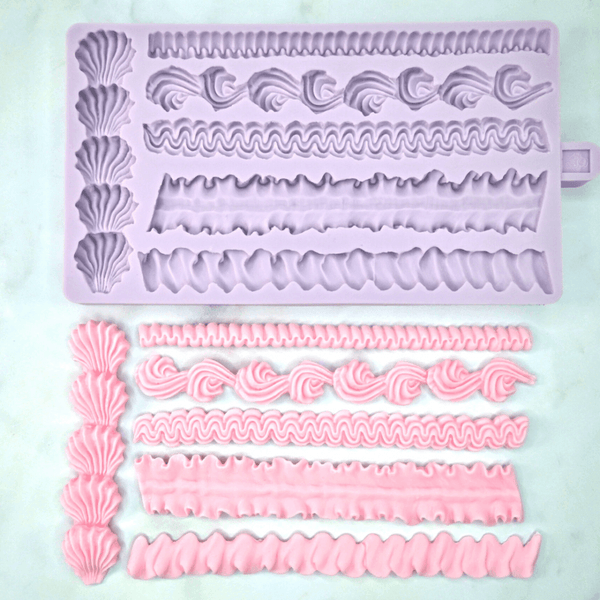Large Lambeth Borders Silicone Mould
