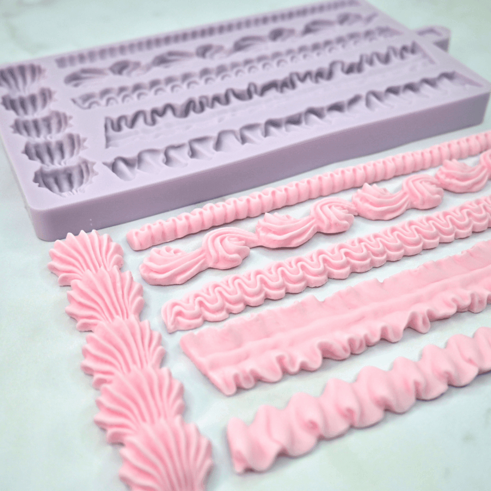 Large Lambeth Borders Silicone Mould
