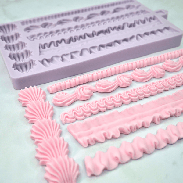 Large Lambeth Borders Silicone Mould