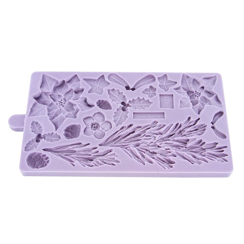 Winter Wreath Silicone Mould By Alice