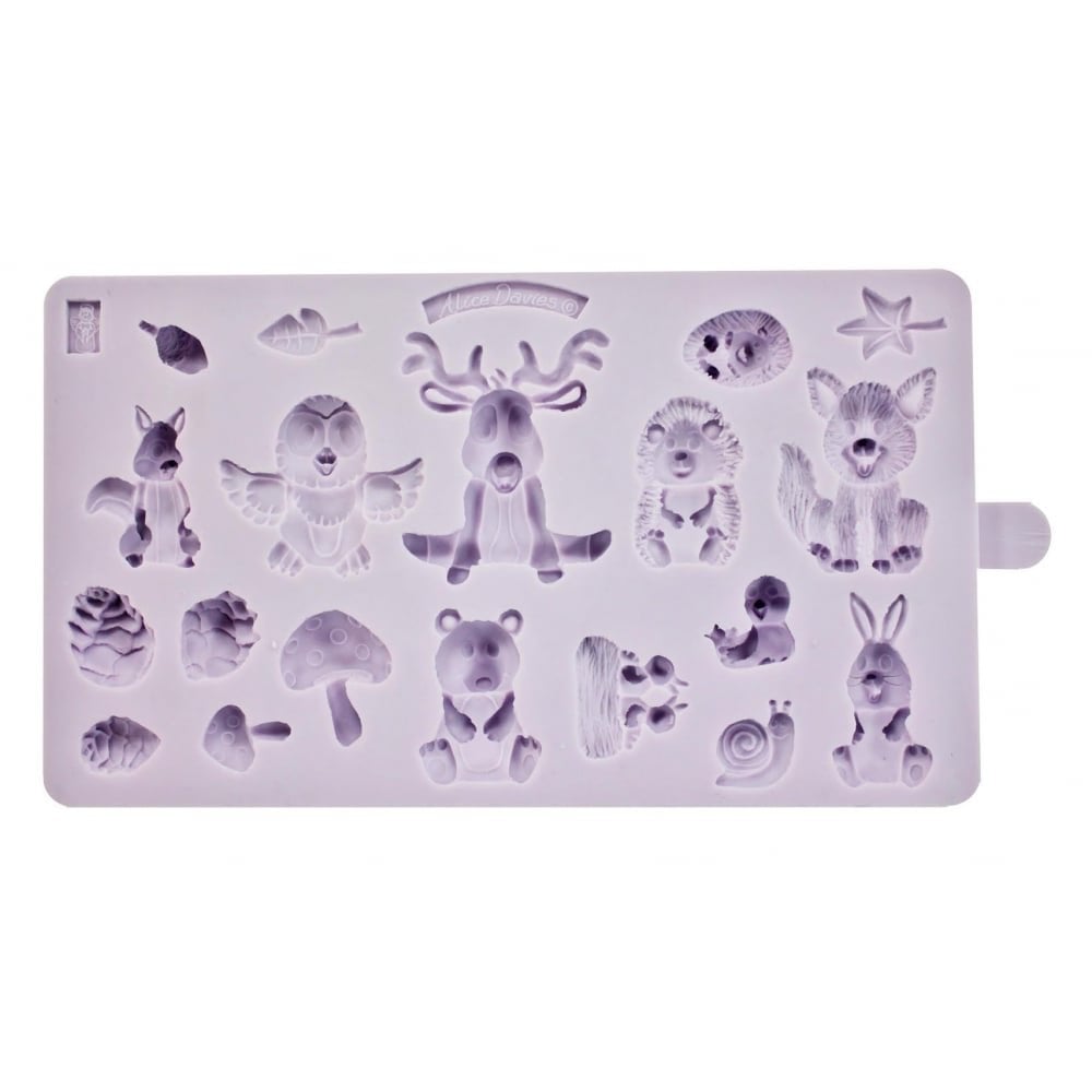 Woodland Animals Silicone Mould By Alice