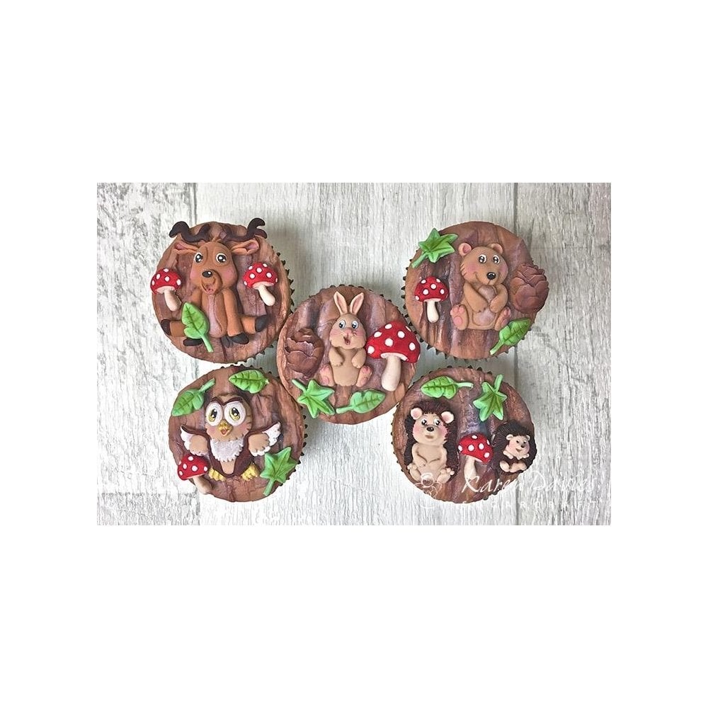 Woodland Animals Silicone Mould By Alice