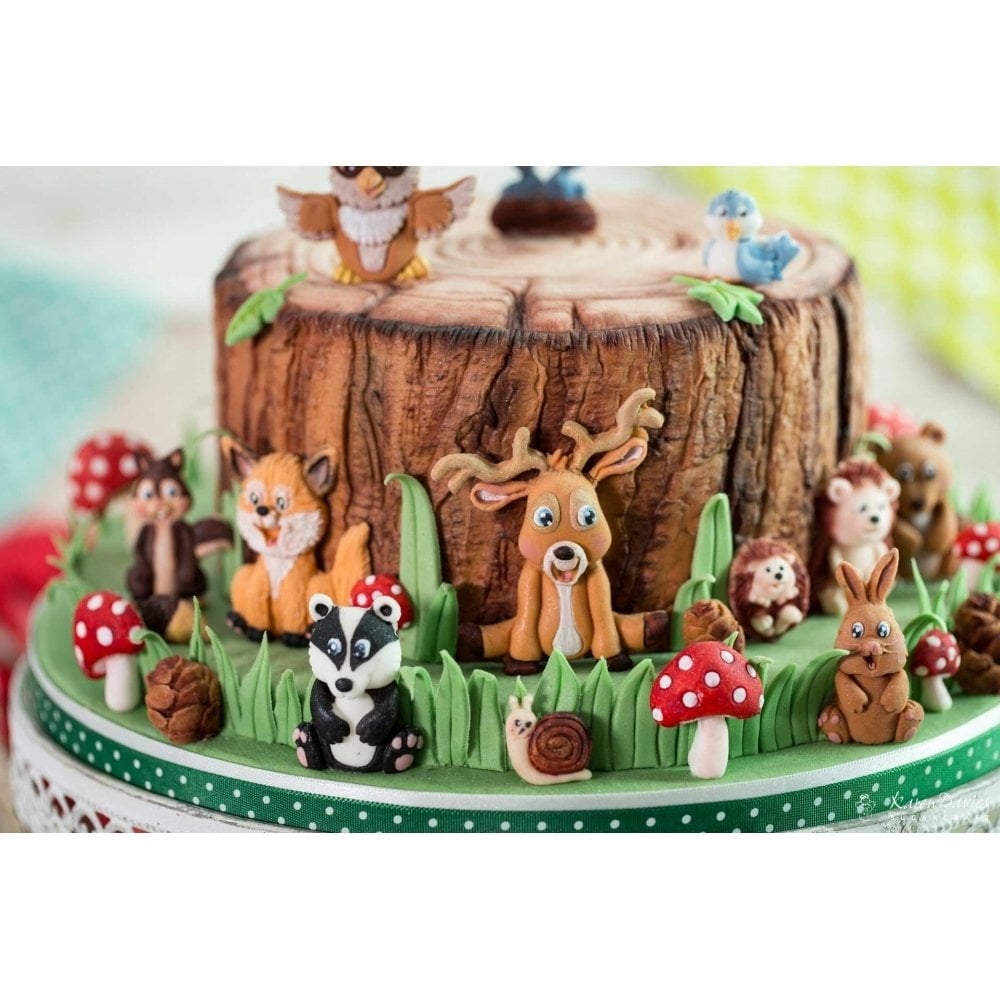Woodland Animals Silicone Mould By Alice