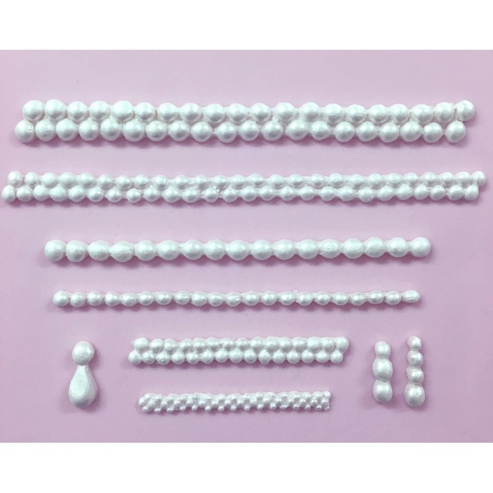 Pearl Borders Silicone Mould