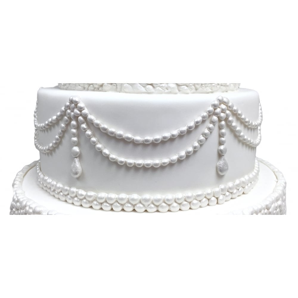 Pearl Borders Silicone Mould