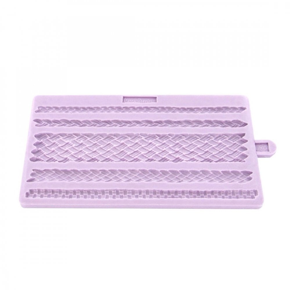 Plaited Borders Silicone Mould