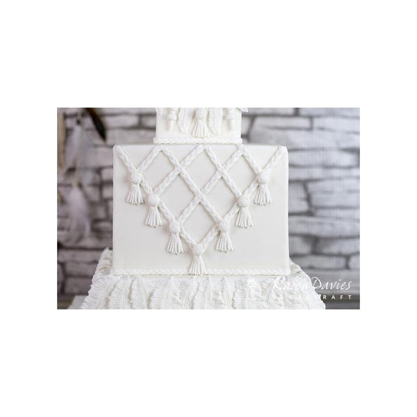 Plaited Borders Silicone Mould