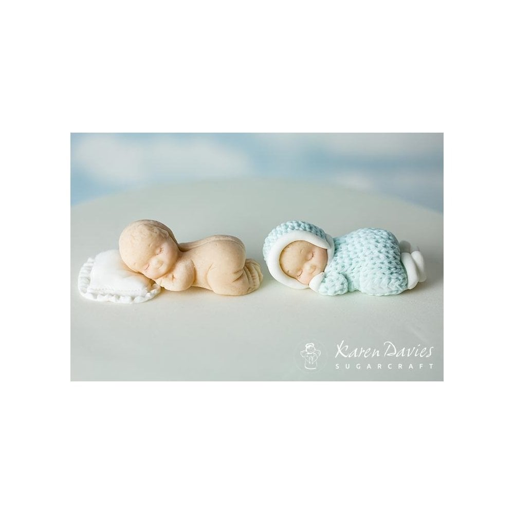 Sleeping Baby & Pillow Silicone Mould