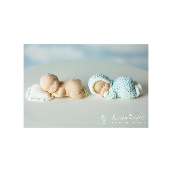 Sleeping Baby & Pillow Silicone Mould