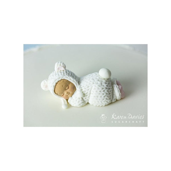 Sleeping Baby & Pillow Silicone Mould