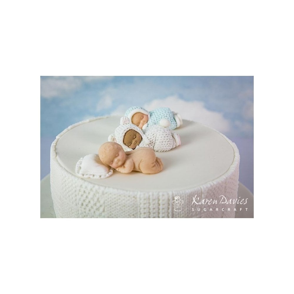 Sleeping Baby & Pillow Silicone Mould