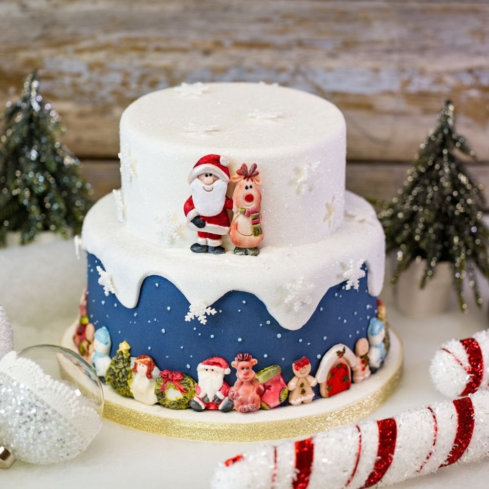 Christmas Border Silicone Mould