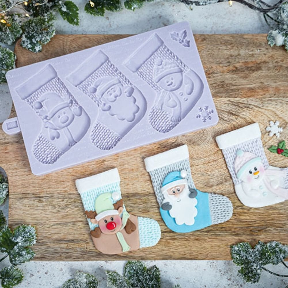 Christmas Stockings Silicone Mould