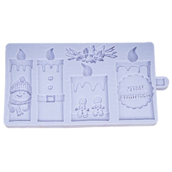 Christmas Candles Silicone Mould