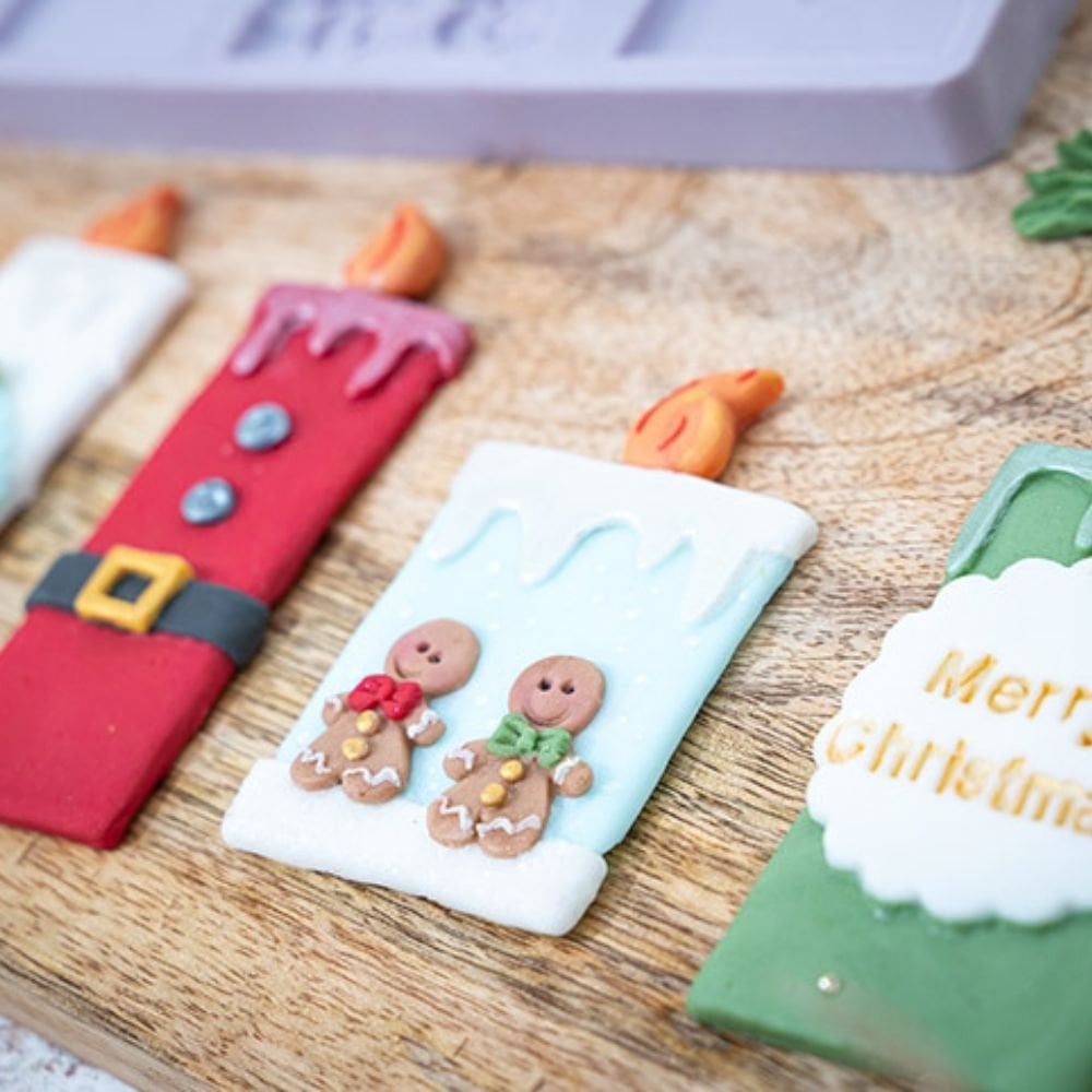 Christmas Candles Silicone Mould