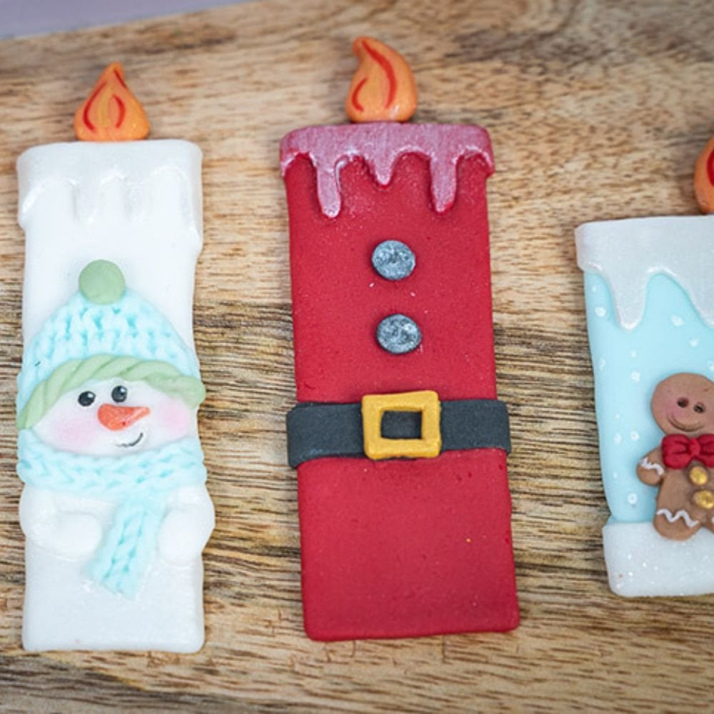 Christmas Candles Silicone Mould